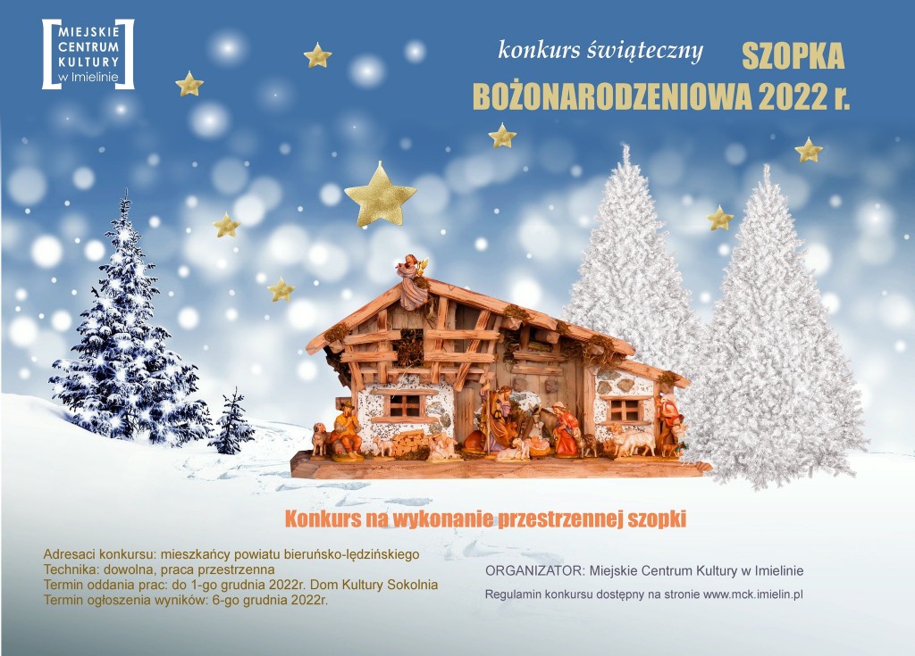 Konkurs świąteczny - Szopka Bożonarodzeniowa 2022