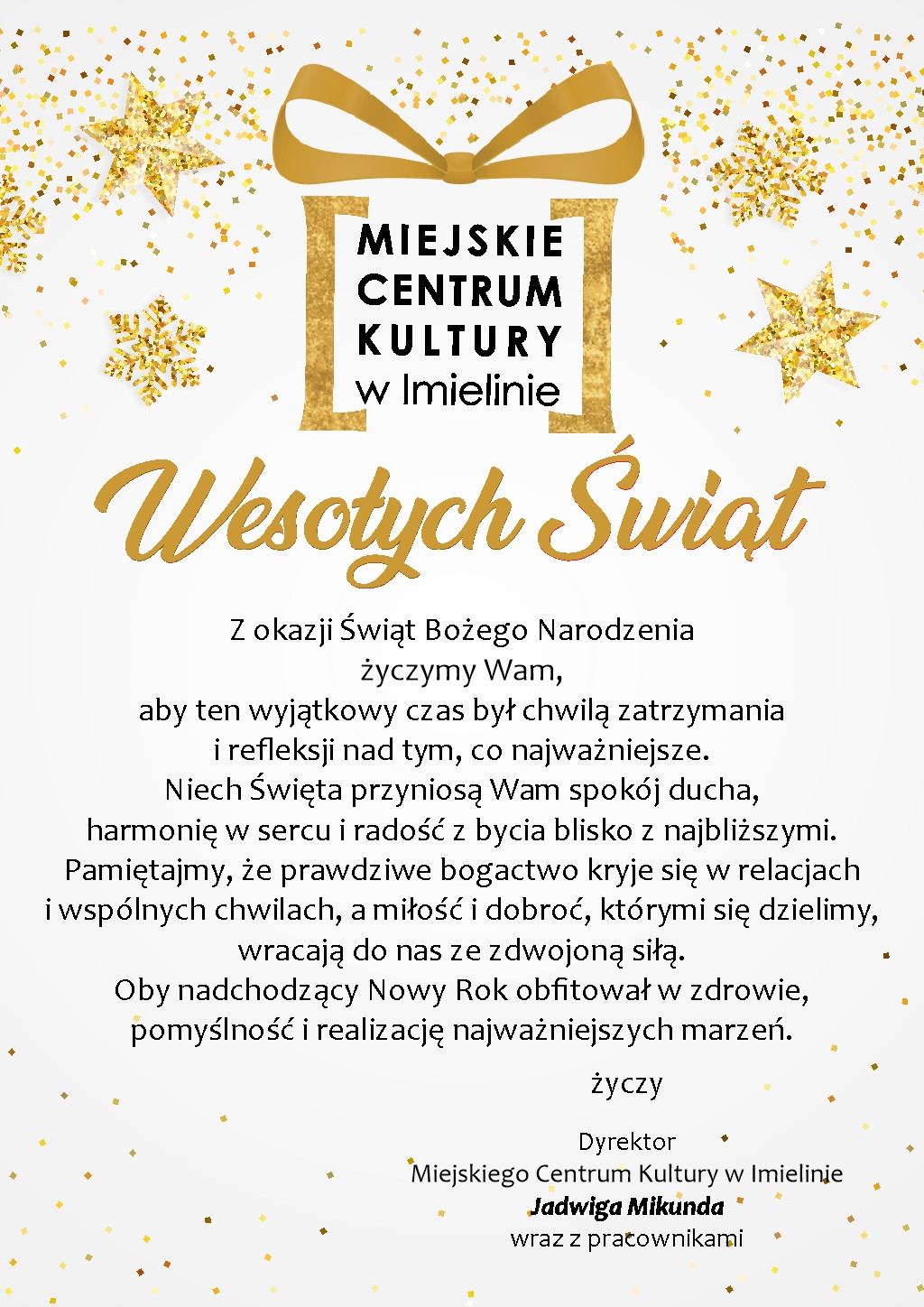 Wesołych Świąt i Szczęśliwego Nowego Roku!!!