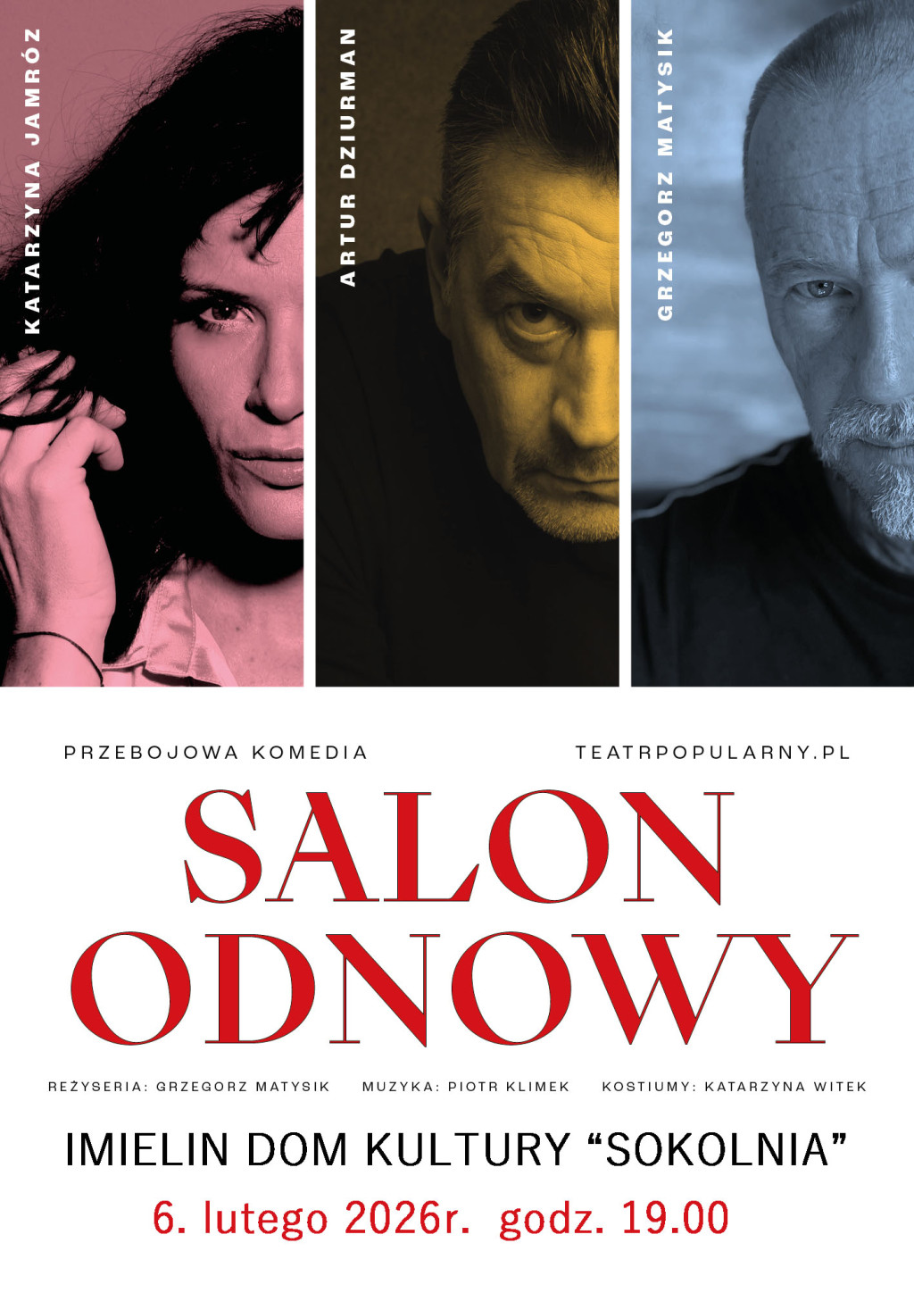 SALON ODNOWY - Spektakl komediowy 6 lutego 2026 | godz. 19.00